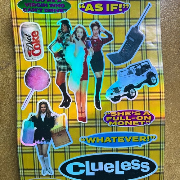 Clueless Holographic Kiss cut sticker sheet - Picture 3 of 3